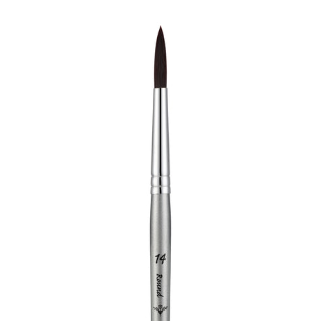 Panart Supertone Synthetic Short Handle Round Brushes - 601