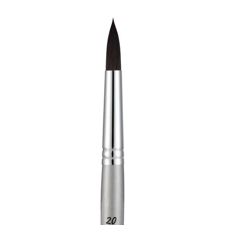 Panart Supertone Synthetic Short Handle Round Brushes - 601