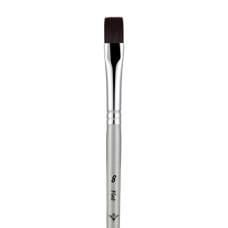 Panart Supertone Synthetic Short Handle Flat Brushes - 611