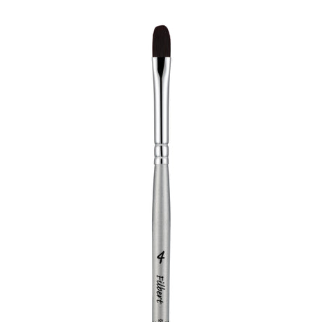 Panart Supertone Synthetic Short Handle Filbert Brushes - 621