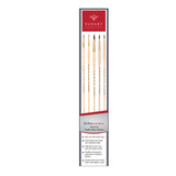 PANART ECHO SYNTHETIC LONG HANDLE BRUSH SET OF 5 PCS ES-01 (R-000,2,4,6,8)
