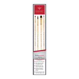 PANART ECHO SYNTHETIC LONG HANDLE BRUSH SET OF 4 PCS, ES-03 (R-4,12 BR-4,12)