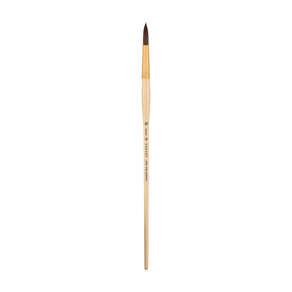 PANART ECHO SYNTHETIC ROUND LONG HANDLE BRUSH PACK OF 3 PCS (5504-20)