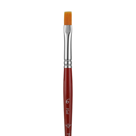 Panart Campus Synthetic Short Handle Flat Brushes - 5521