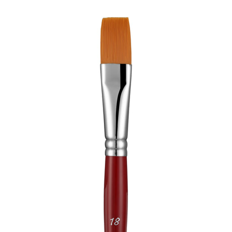 Panart Campus Synthetic Short Handle Flat Brushes - 5521