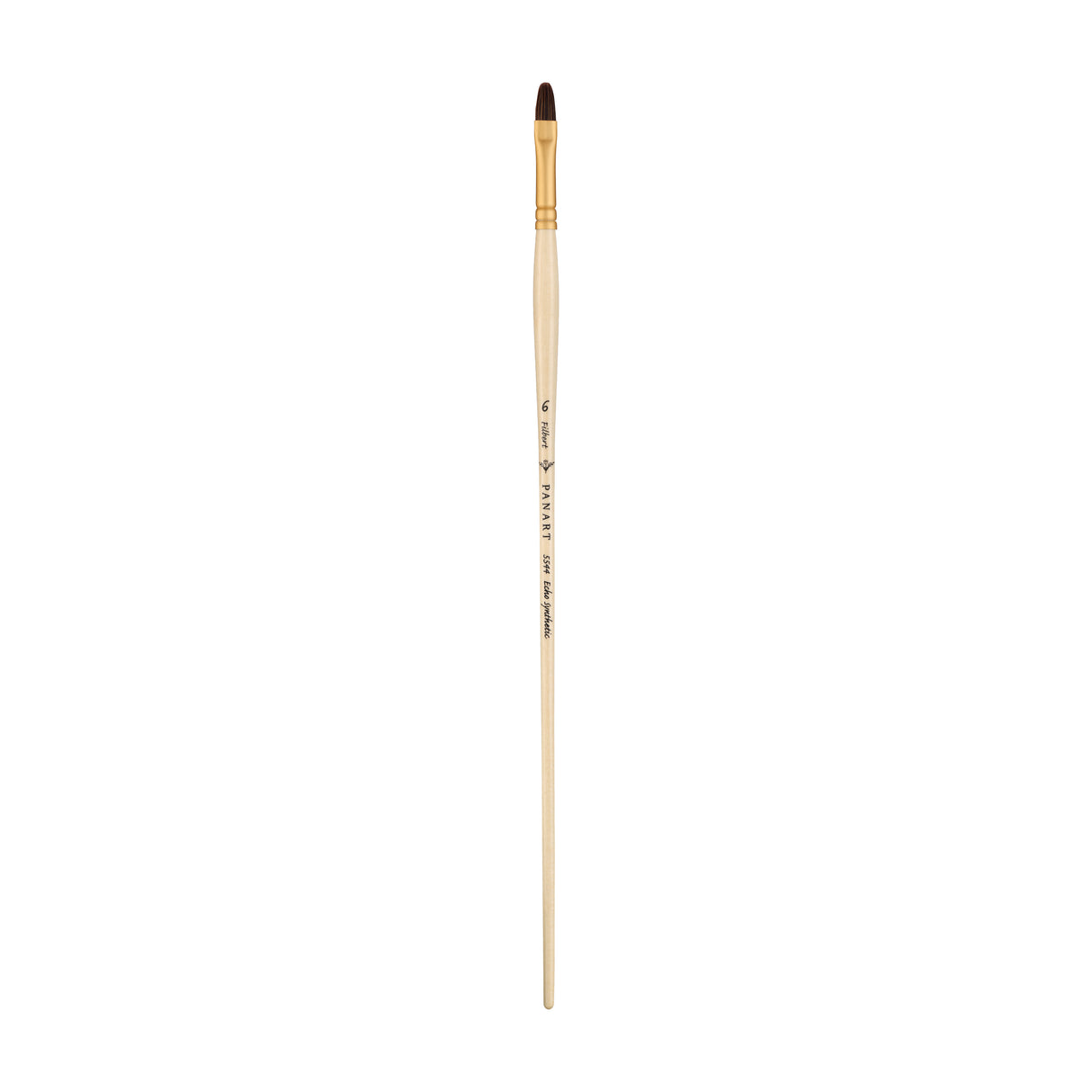 Panart Echo Synthetic Filbert Long Handle Brush Pack of 5 pcs (5544-6)