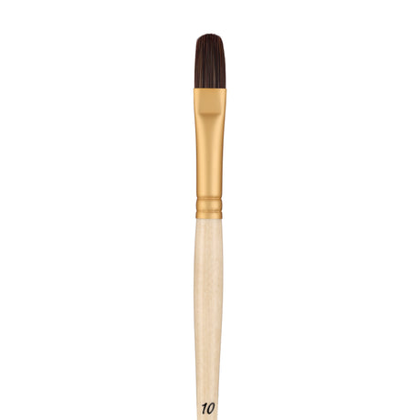 Panart Echo Synthetic Long Handle Filbert Brushes - 5544