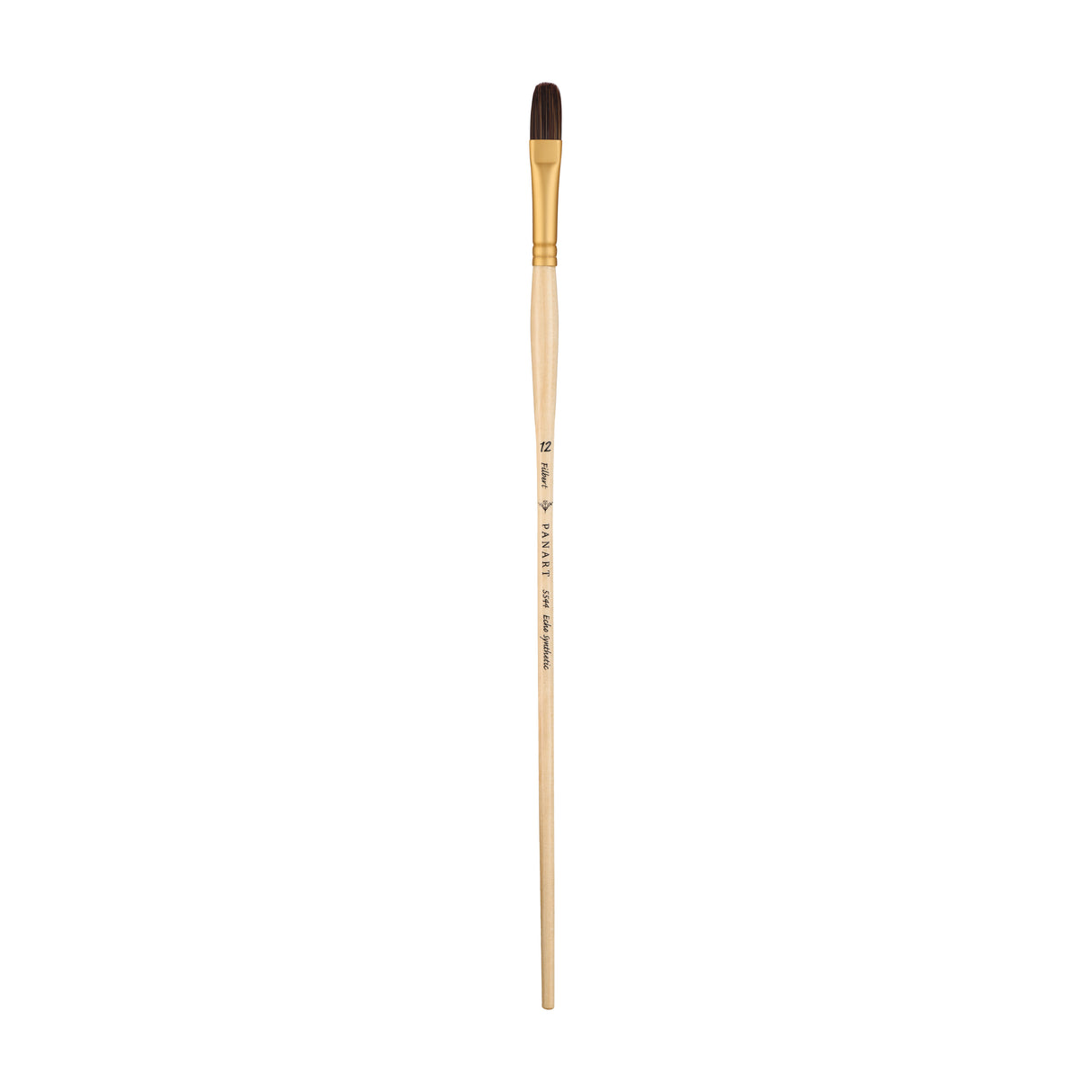 Panart Echo Synthetic Filbert Long Handle Brush Pack of 5 pcs (5544-12)