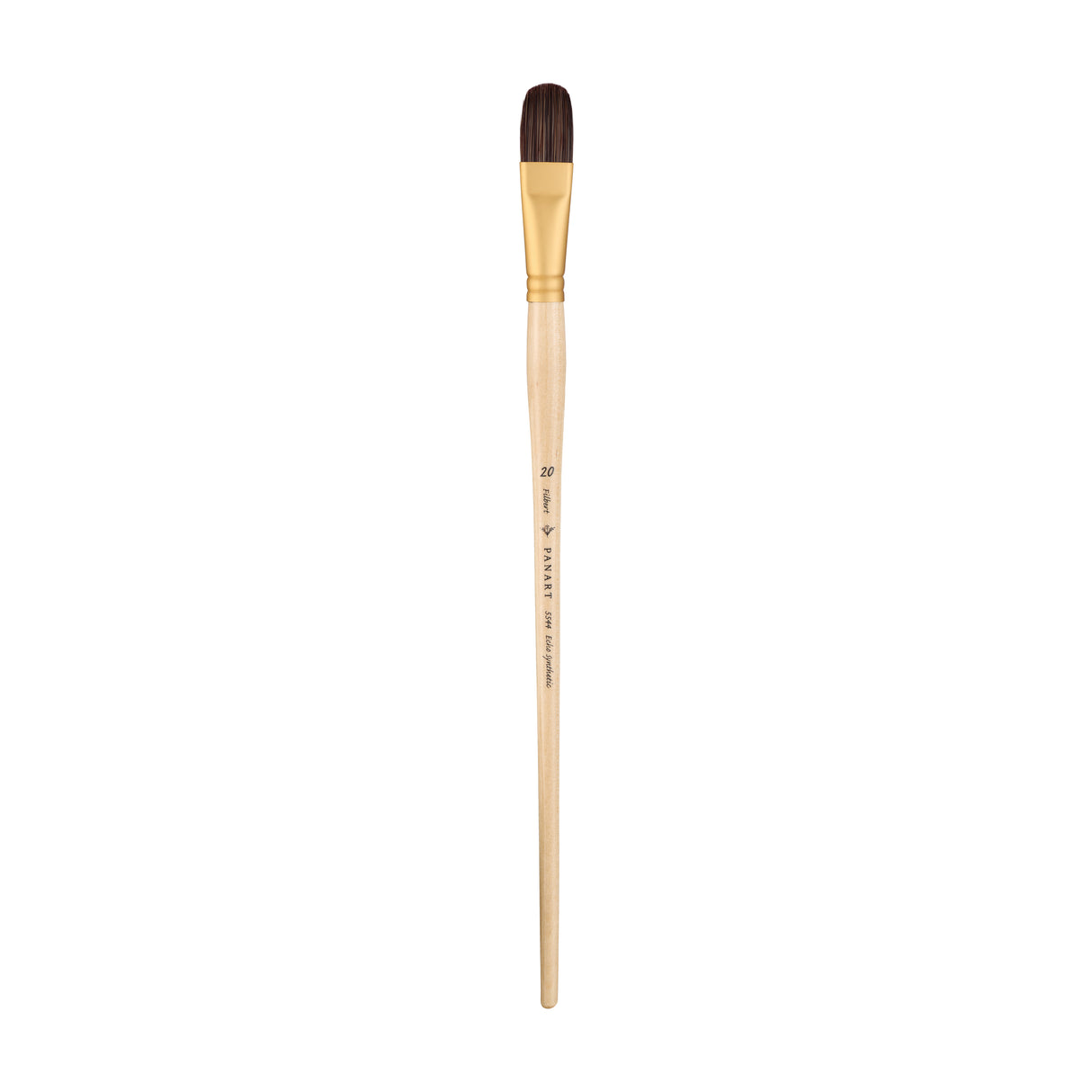 Panart Echo Synthetic Filbert Long Handle Brush Pack of 3 pcs (5544-20)