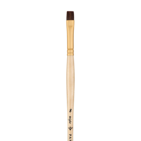 Panart Echo Synthetic Bright Long Handle Brush Pack of 5 Pcs (5764-8)