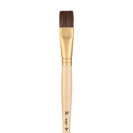 Panart Echo Synthetic Bright Long Handle Brush Pack of 3Pcs (5764-20)