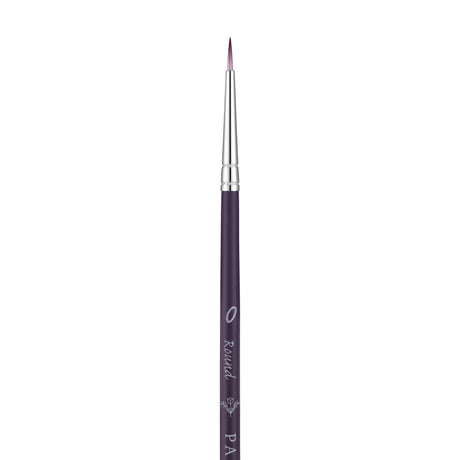 Panart Two Tone Synthetic Round Short Handle Brush Pack - 5 Pcs (6601-0)
