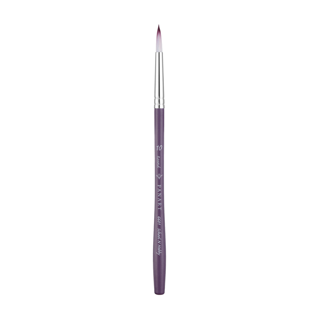 Panart Two Tone Synthetic Round Short Handle Brush Pack - 5 Pcs (6601-10)