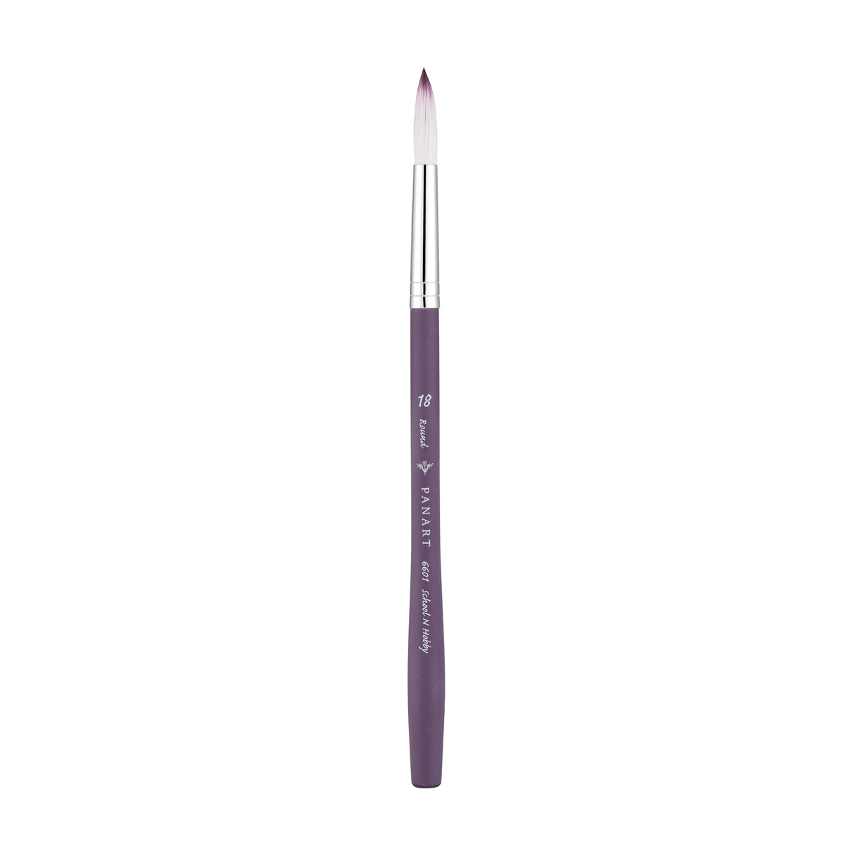 Panart Two Tone Synthetic Round Short Handle Brush Pack - 3 Pcs (6601-18)
