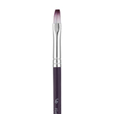 Panart Two Tone Synthetic Flat Short Handle Brush Pack - 5 Pcs (6621-6)