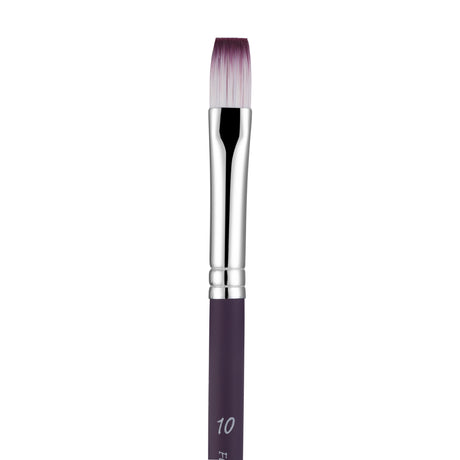 Panart Two Tone Synthetic Flat Short Handle Brush Pack - 3 Pcs (6621-10)