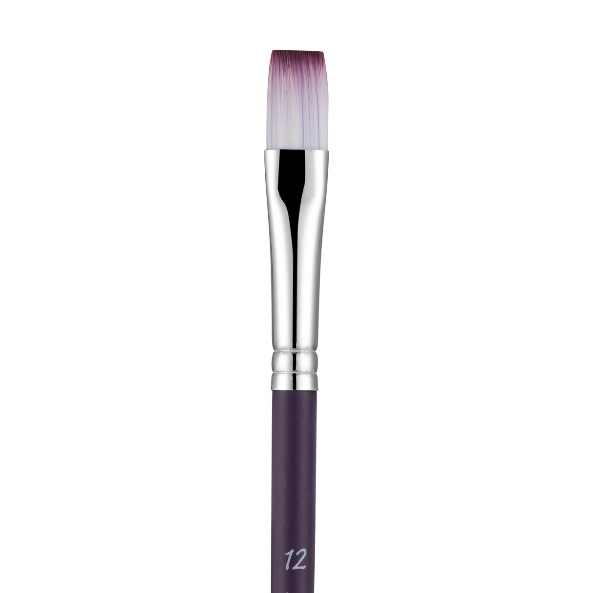Panart Two Tone Synthetic Flat Short Handle Brush Pack - 3 Pcs (6621-12)