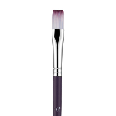 Panart Two Tone Synthetic Flat Short Handle Brush Pack - 3 Pcs (6621-12)