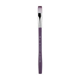 Panart Two Tone Synthetic Flat Short Handle Brush Pack - 3 Pcs (6621-16)