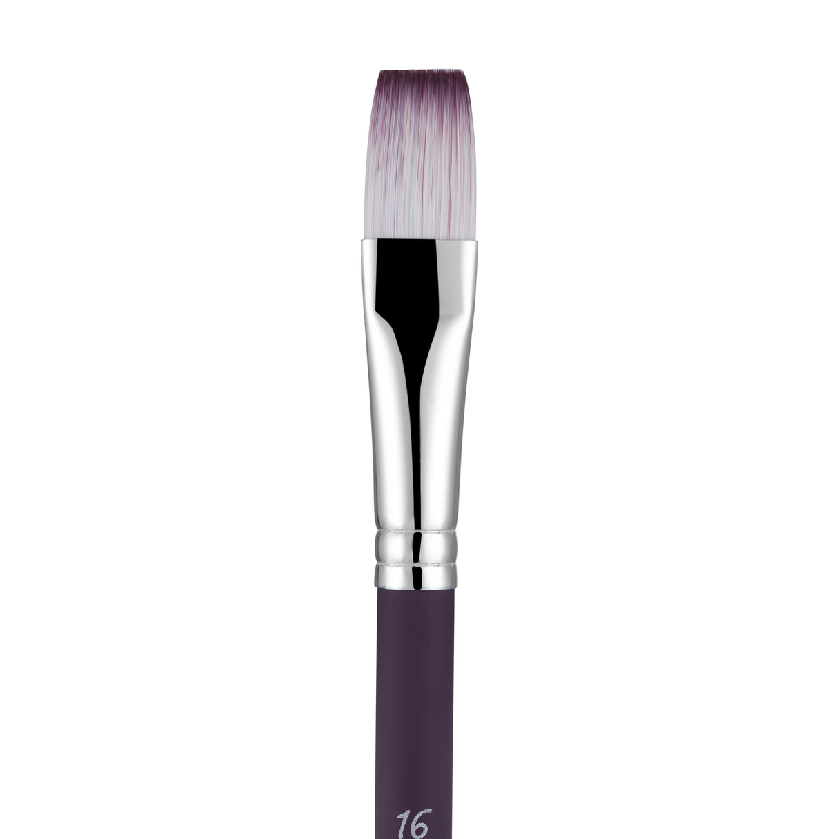 Panart Two Tone Synthetic Flat Short Handle Brush Pack - 3 Pcs (6621-16)