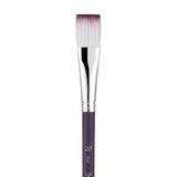 Panart Two Tone Synthetic Flat Short Handle Brush Pack - 3 Pcs (6621-20)