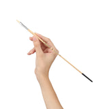 Panart White Bristle Long Handle Filbert Brushes - 221