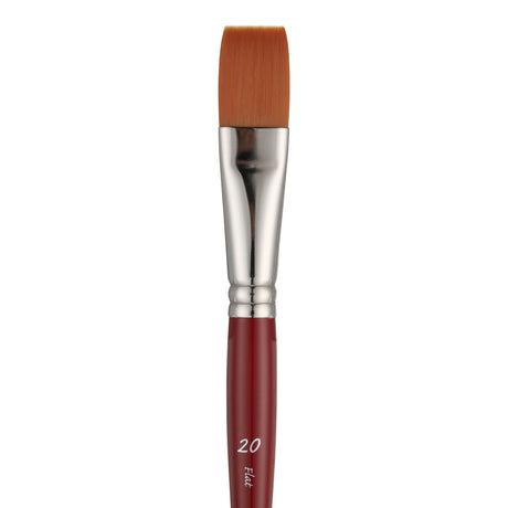 Panart Campus Synthetic Short Handle Flat Brushes - 5521