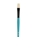 Panart Vegan Synthetic Bristle Flat Long Handle Brushes - 7722
