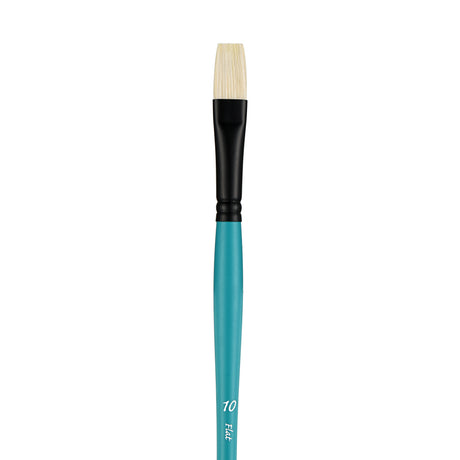 Panart Vegan Synthetic Bristle Flat Long Handle Brushes - 7722