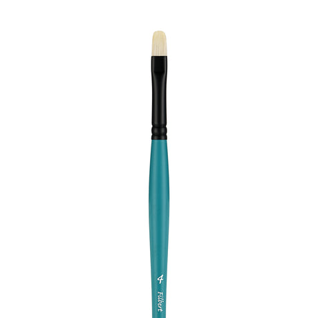 Panart Vegan Synthetic Bristle Filbert Long Handle Brushes - 7742
