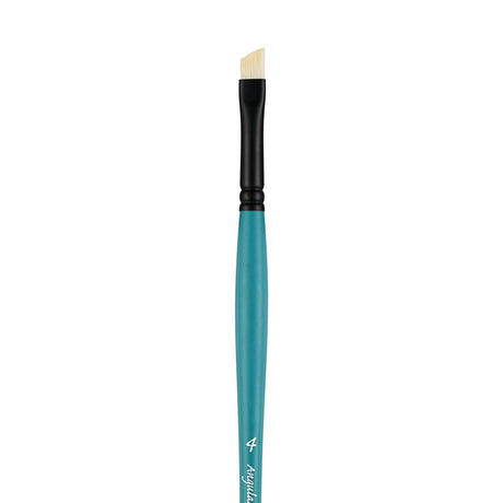 Panart Vegan Synthetic Bristle Angular Long Handle Brushes - 7762