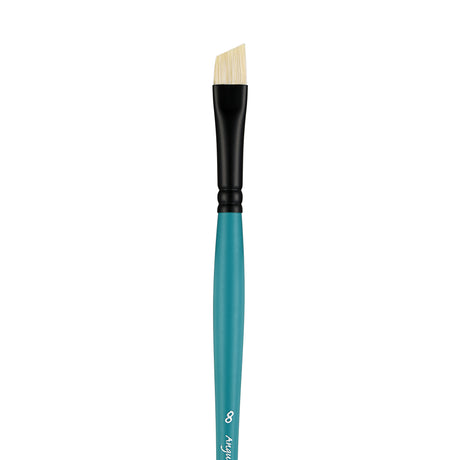 Panart Vegan Synthetic Bristle Angular Long Handle Brushes - 7762
