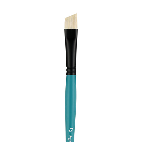 Panart Vegan Synthetic Bristle Angular Long Handle Brushes - 7762