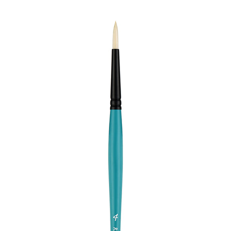 Panart Vegan Synthetic Bristle Round Long Handle Brushes - 7702