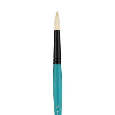 Panart Vegan Synthetic Bristle Round Long Handle Brushes - 7702