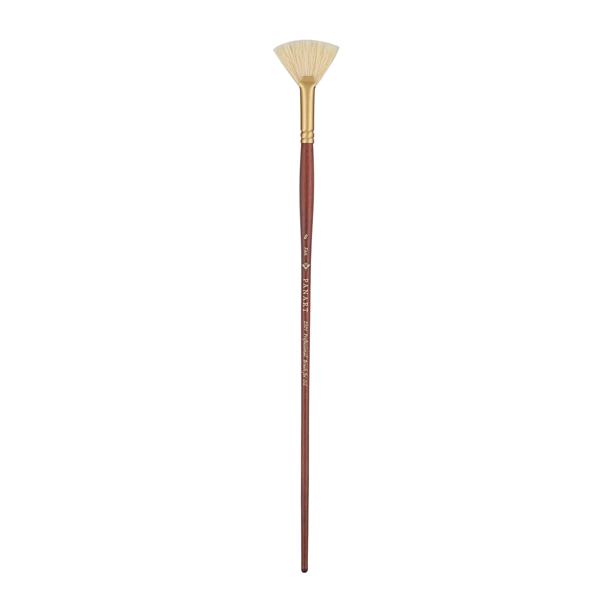 PANART PROFESSIONAL BRISTLE FAN LONG HANDLE BRUSH 2301-8