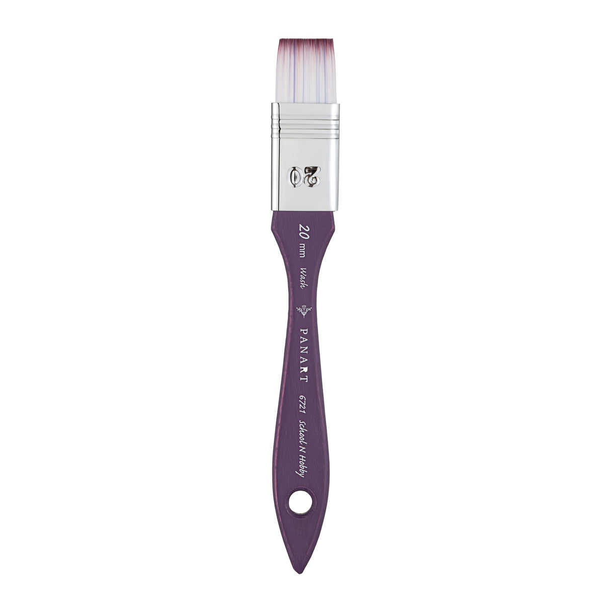 Panart Two Tone Synthetic Short Handle Wash Brushes - 6721