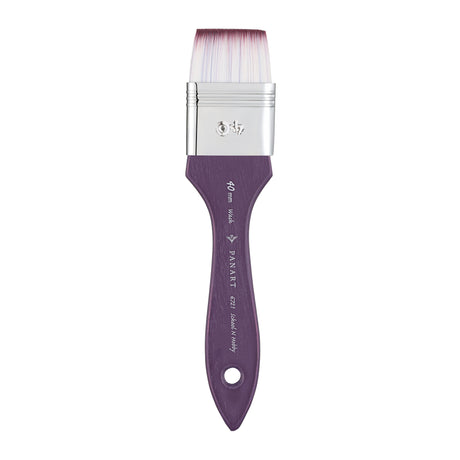 Panart Two Tone Synthetic Short Handle Wash Brushes - 6721