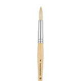 Panart White Bristle Round Paint Brush Long Handle – 201