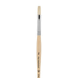 Panart White Bristle Long Handle Flat Brushes - 211