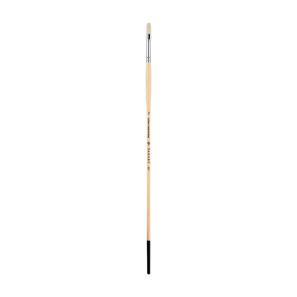 Panart White Bristle Long Handle Filbert Brushes - 221
