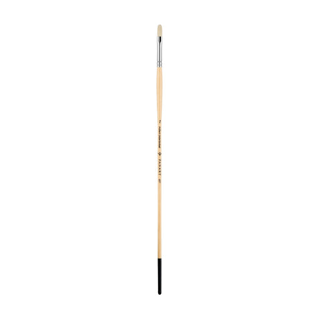 Panart White Bristle Long Handle Filbert Brushes - 221