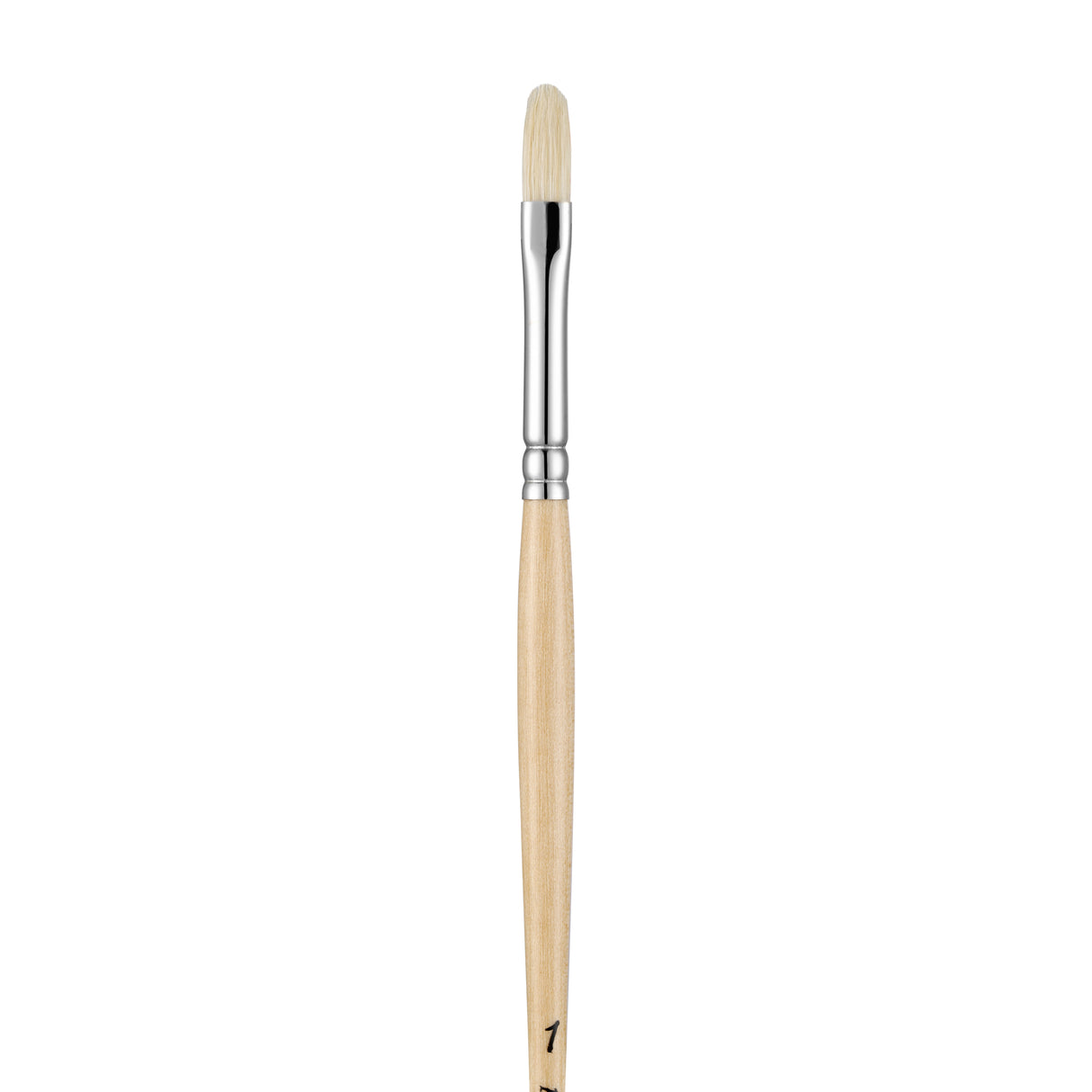 Panart White Bristle Long Handle Filbert Brushes - 221