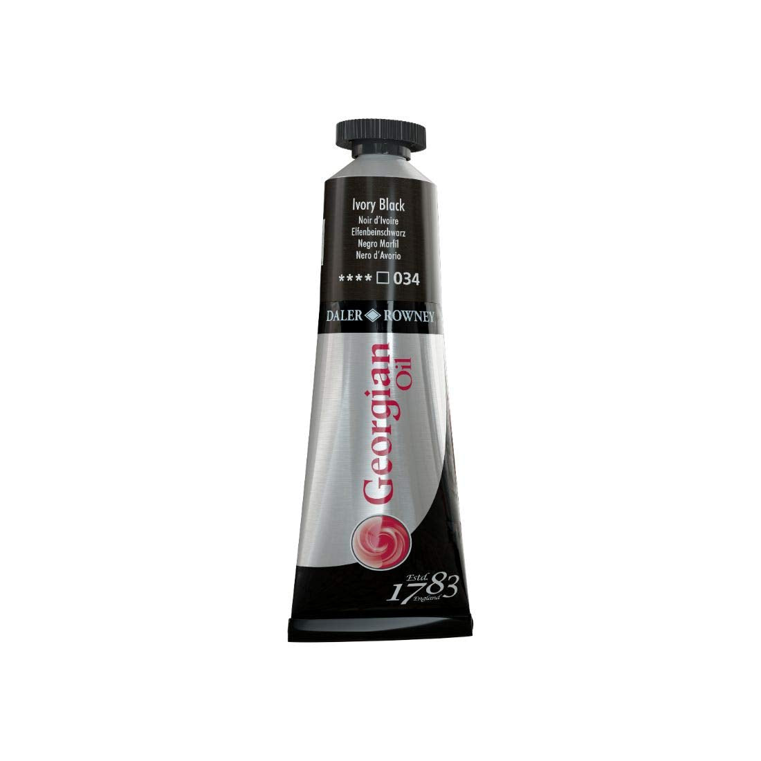 Daler Rowney Artists Oil Color Ivory Black-38ml