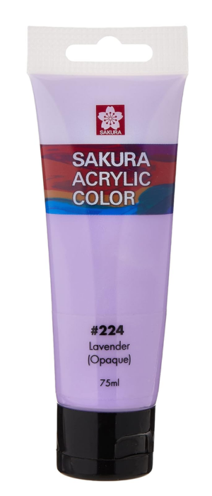SAKURA ACRYLIC COLORS 75ML TUBE