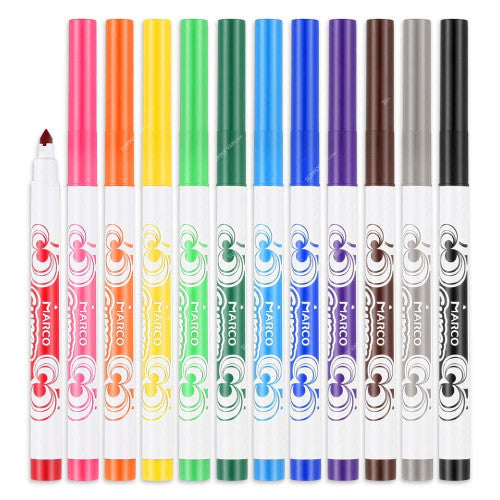 MACRO RAFFINE PROFESSIONAL MARKER 12 COLORS PP BOX