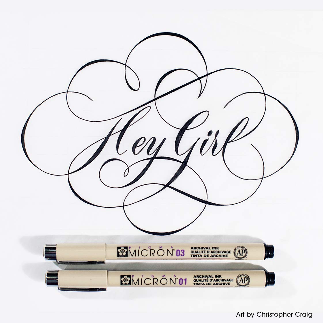 SAKURA PIGMA MICRON PEN-3PCS SET-BLACK