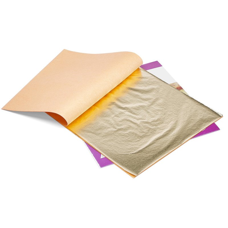 PEBEO DECO GOLD LEAVES BOOKLET OF 12 LEAVES GOLD