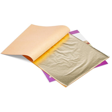 PEBEO DECO GOLD LEAVES BOOKLET OF 12 LEAVES GOLD
