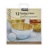 PEBEO BOOKLET OF 12 GILDING SHEETS - SILVER